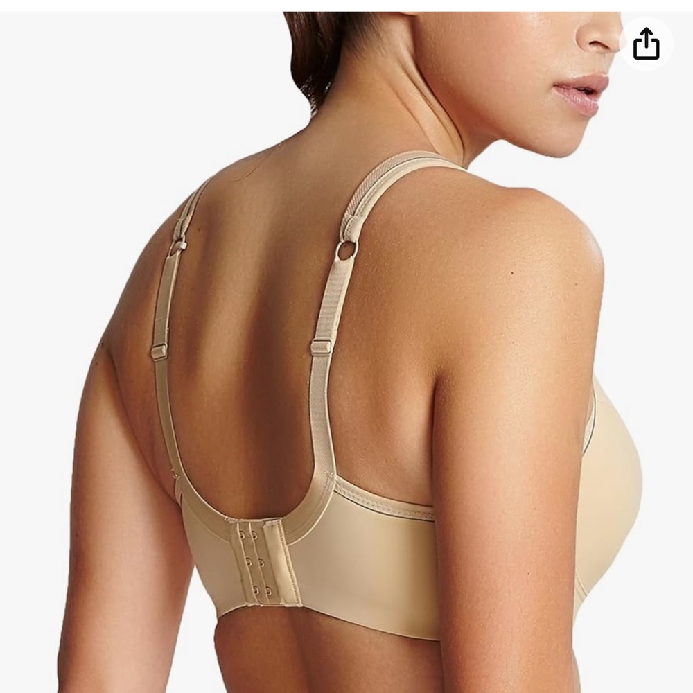 Panache Nude Beige Sports Bra - High Support Underwire in 34I US - Picture 13 of 14